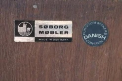 Pamono Scandinavian Secretary by Børge Mogensen for Søborg Møbelfabrik, 1960s> Secretaires