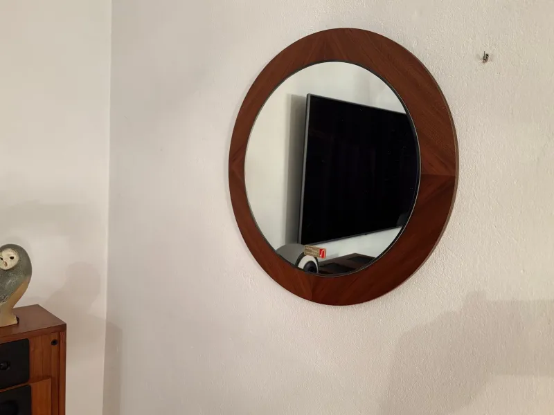 Online Pamono Scandinavian Style Crystal Mirror, Germany, 1970s