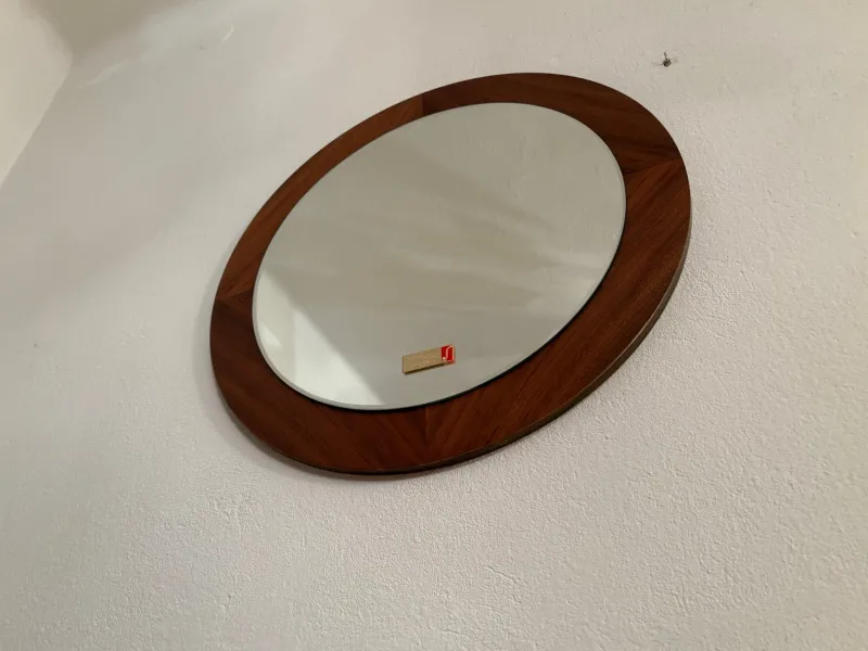 Online Pamono Scandinavian Style Crystal Mirror, Germany, 1970s