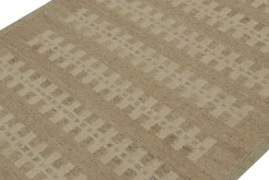 Sale Pamono Scandinavian Style Kilim Rug in Beige with Geometric Patterns from R&K Principal Jahanshah Nazmiyal