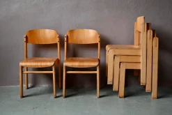 Online Pamono Scandinavian Style Light Wood Children's Chairs, Set of 20