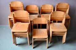 Online Pamono Scandinavian Style Light Wood Children's Chairs, Set of 20