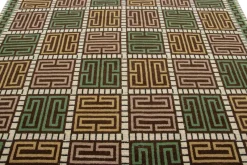 New Pamono Scandinavian Style Rug with Geometric Patterns from R&K Principal Jahanshah Nazmiyal