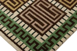 New Pamono Scandinavian Style Rug with Geometric Patterns from R&K Principal Jahanshah Nazmiyal