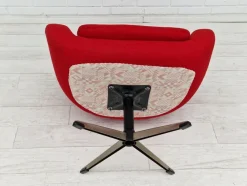 Online Pamono Scandinavian Swivel Lounge Chair in Wool by Karl Eric Klote, 1960s