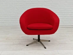 Online Pamono Scandinavian Swivel Lounge Chair in Wool by Karl Eric Klote, 1960s