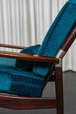 Pamono Scandinavian Teak Armchairs, 1960, Set of 2><noscript><img width=