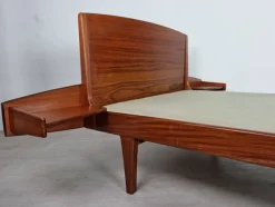 Pamono Scandinavian Teak Bed, 1990s><noscript><img width=
