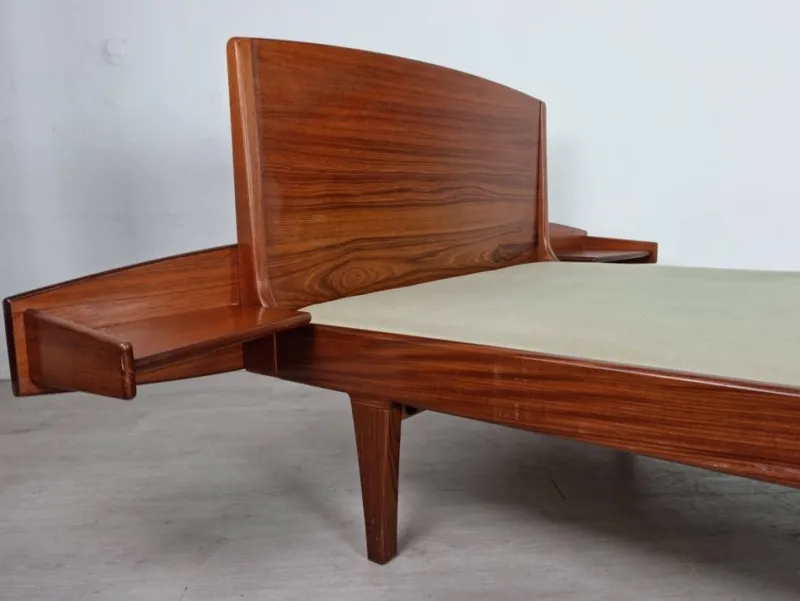 Pamono Scandinavian Teak Bed, 1990s> Beds & Bedroom Sets