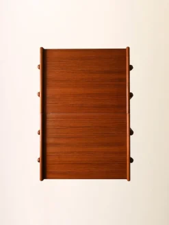 Pamono Scandinavian Teak Bedside Tables with Hidden Drawer, 1960s, Set of 2><noscript><img width=