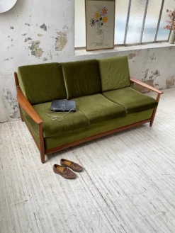 New Pamono Scandinavian Teak Bench, 1950s