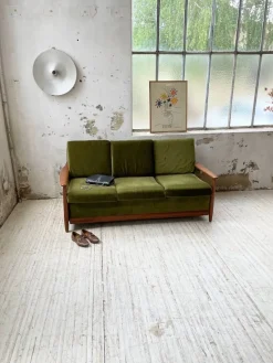 New Pamono Scandinavian Teak Bench, 1950s