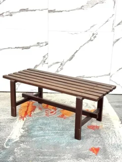 Pamono Scandinavian Teak Bench, 1960s> Benches