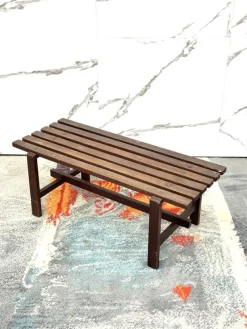 Pamono Scandinavian Teak Bench, 1960s><noscript><img width=