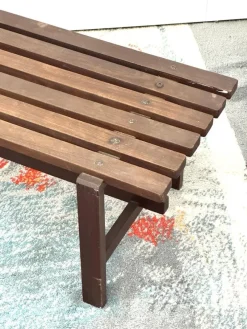 Pamono Scandinavian Teak Bench, 1960s><noscript><img width=