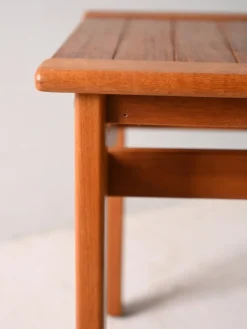 Discount Pamono Scandinavian Teak Bench, 1960s
