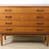 Pamono Scandinavian Teak Chest of Drawers, 1960s> Dressers, Commodes & Chests