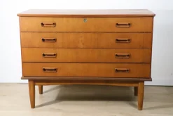 Pamono Scandinavian Teak Chest of Drawers, 1960s> Dressers, Commodes & Chests