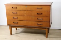 Pamono Scandinavian Teak Chest of Drawers, 1960s><noscript><img width=