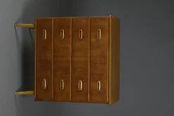 Pamono Scandinavian Teak Chest of Drawers, 1960s><noscript><img width=