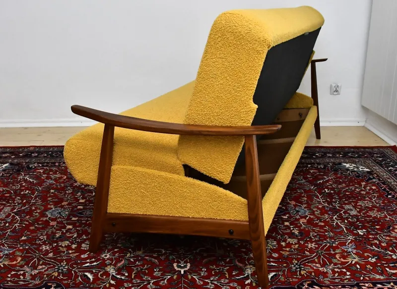 Pamono Scandinavian Teak Folding Sofa, 1960s> Couches & Sofas