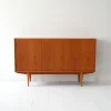Pamono Scandinavian Teak Highboard with Triple Compartment, 1960s> Sideboards & Buffets