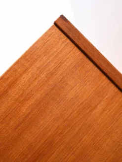Pamono Scandinavian Teak Highboard with Triple Compartment, 1960s><noscript><img width=