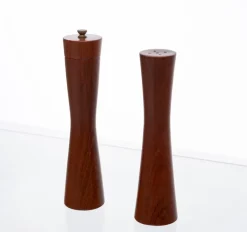 New Pamono Scandinavian Teak Salt and Pepper Grinders, 1960s, Set of 2
