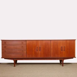 Outlet Pamono Scandinavian Teak Sideboard, 1960s