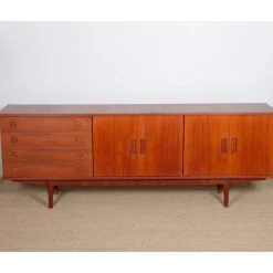 Outlet Pamono Scandinavian Teak Sideboard, 1960s