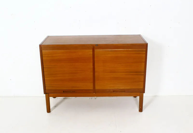 Hot Pamono Scandinavian Vintage Roller Shutter Cabinet, 1970s