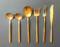Pamono Scanline Flatware for 6 by Sigvard Bernadotte, 1950s, Set of 39><noscript><img width=