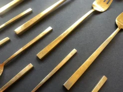Pamono Scanline Flatware for 6 by Sigvard Bernadotte, 1950s, Set of 39><noscript><img width=