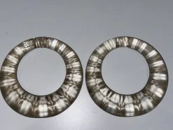 Clearance Pamono Scarab Rings in Frosted Glass with Patina by René Lalique for Lalique, 1930s, Set of 2