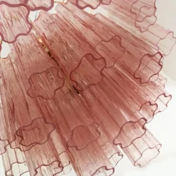 Pamono Scenographic Pink Tronchi Murano Glass Chandelier by Simoeng><noscript><img width=