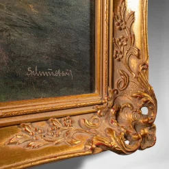 New Pamono Schmidbauer, Alpine Landscape, 1970s, Oil on Canvas, Framed