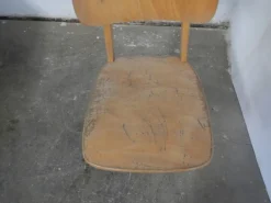 Pamono School Bench with Chair, 1960, Set of 2><noscript><img width=