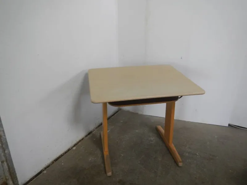 Pamono School Bench with Chair, 1960, Set of 2> Children's Tables