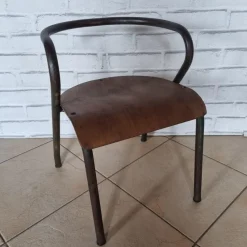 New Pamono School Chair attributed to Jacques Hitier, 1950s