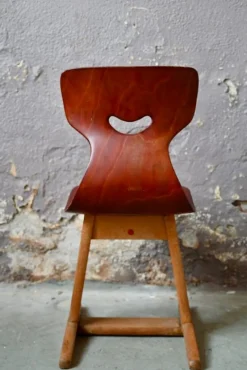 Discount Pamono School Chair by Adam Stegner for Pagholz Flöttoto, 1960s