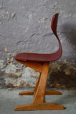 Discount Pamono School Chair by Adam Stegner for Pagholz Flöttoto, 1960s