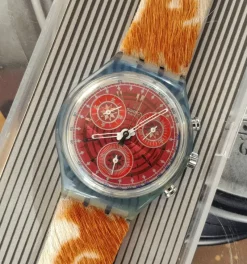 Outlet Pamono SCN109 Fury Chronograph 1994 Watch from Swatch