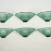Pamono Sconces in Green Murano Glass from De Majo, Italy, 1980s, Set of 6> Floor Lamps