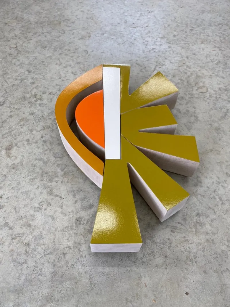 Pamono Scott Troxel, Citrus, 2023, Acrylic & Gloss Lacquer on Maple> Sculpture
