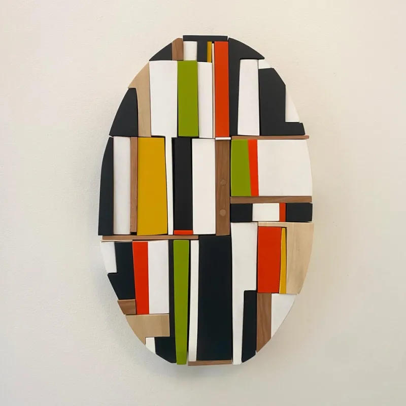 Hot Pamono Scott Troxel, Egg, 2023, Spray Paint on Wood