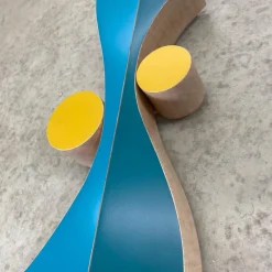 New Pamono Scott Troxel, Wavy Yellow, 2024, Lacquer on Maple