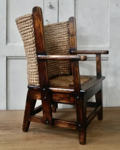 Online Pamono Scottish Childs Orkney Chair, 1880s