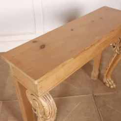 Pamono Scottish Pale Pine Console Table><noscript><img width=