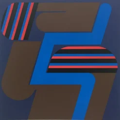 Pamono Screenprint by Georg Bernhard, 1970s> Minimalist