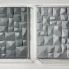 Pamono Sculptural Block Wall Hangings, 2021, Plaster, Set of 2> Wall Decor